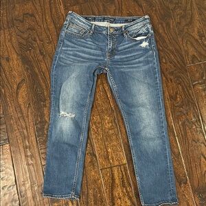 Vigoss Women's Blue Distressed Jeans